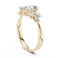 Everly - Oval Certified Lab Diamond with Marquise Accent Stones