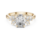 Everly - Oval Certified Lab Diamond with Marquise Accent Stones