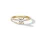 Adelle - Solitaire with Pave Band