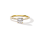 Adelle - Solitaire with Pave Band