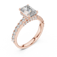 Jody - Solitaire with Hidden Halo and Band Accents