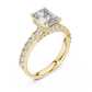 Jody - Solitaire with Hidden Halo and Band Accents