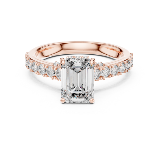 Jody - Solitaire with Hidden Halo and Band Accents