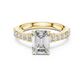 Jody - Solitaire with Hidden Halo and Band Accents