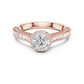Marla - Antique Solitaire with Halo and Accent Stones