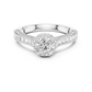 Marla - Antique Solitaire with Halo and Accent Stones