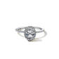 Rachel - Solitaire with Halo and Pave Band