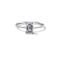 Adelle - Solitaire with Pave Band