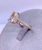 3.9tcw Elongated Cushion, Double Claw Prong, Hidden Halo & Accent Stones, Pave Certified Engagement Ring