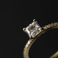 Adelle - Solitaire with Pave Band