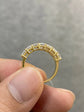 2.3tcw Emerald Cut Lab Diamond 1/3 Eternity Band, Certified