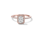 Rachel - Solitaire with Halo and Pave Band