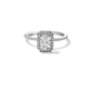 Rachel - Solitaire with Halo and Pave Band