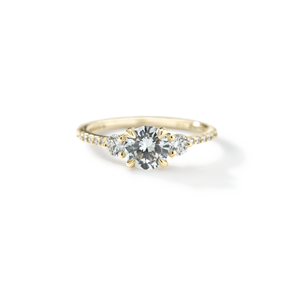 3 Stone Pave Band