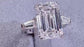 11tcw Emerald Cut Three-Stone Lab Diamond, IGI Certified