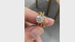 3ct Round Cut Lab Diamond, Triple Row Bypass Certified Solitaire